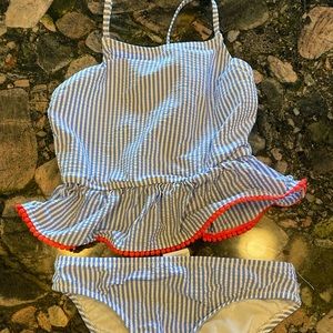 Crewcuts girls 2 piece swimsuit size 10